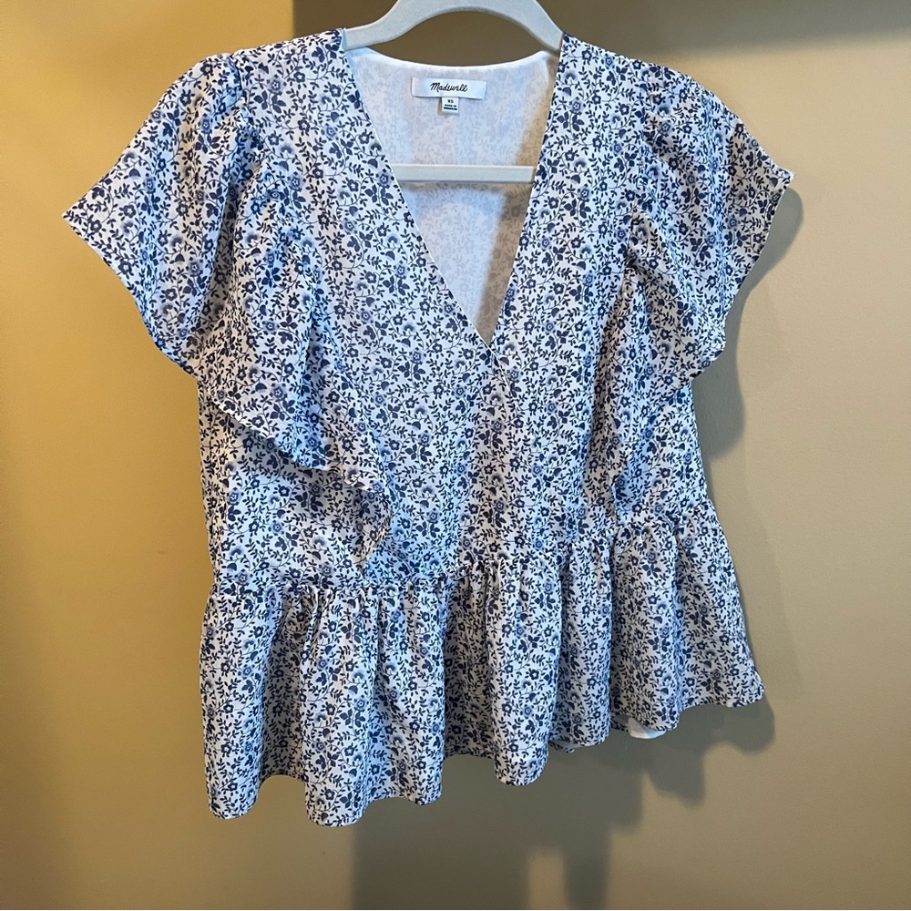 Madewell floral top